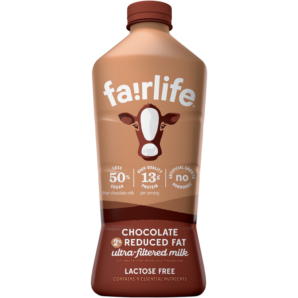 slide 1 of 1, Fairlife® 2% Reduced Fat Ultra-Filtered Milk, Chocolate, 52 fl oz