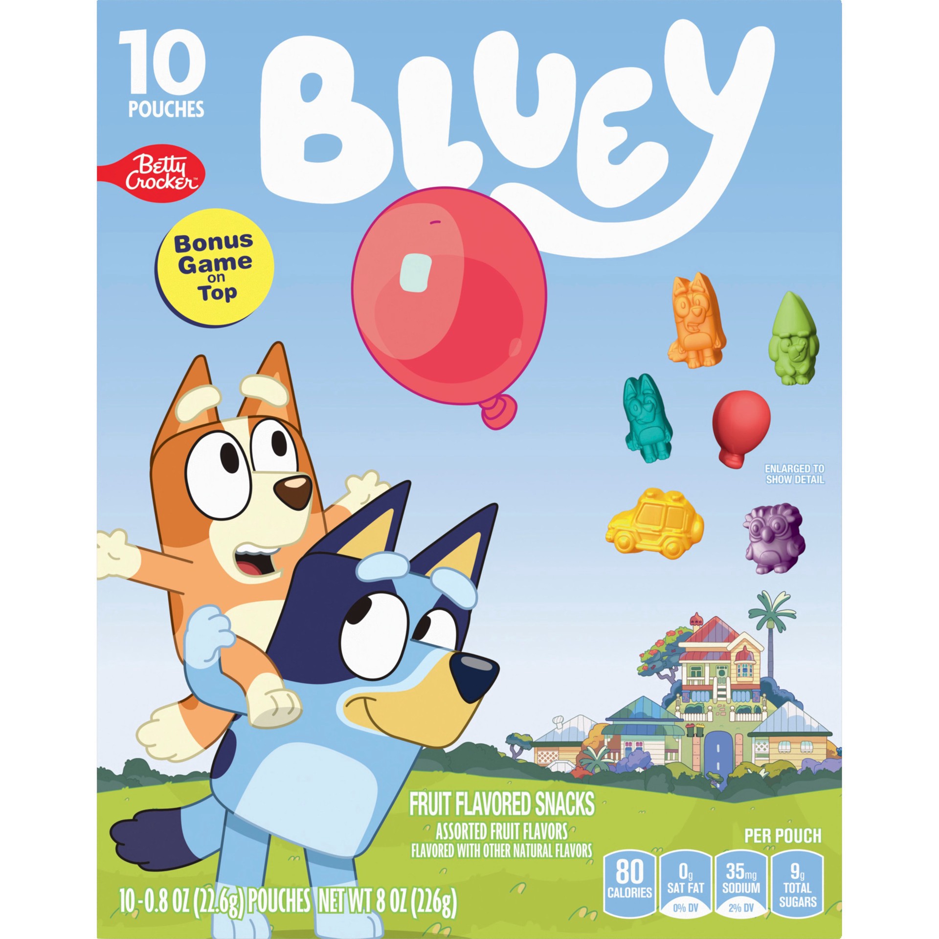 slide 1 of 3, Betty Crocker Bluey Fruit Snacks, 10 ct
