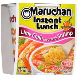 Maruchan Instant Lunch Hot & Spicy Lime Chili Flavor with Shrimp Ramen Noodle Soup - 2.25 oz