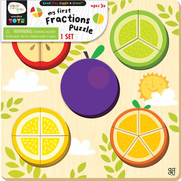 slide 1 of 1, Bendon My First Fraction Puzzle, Grades K - 2, 1 ct