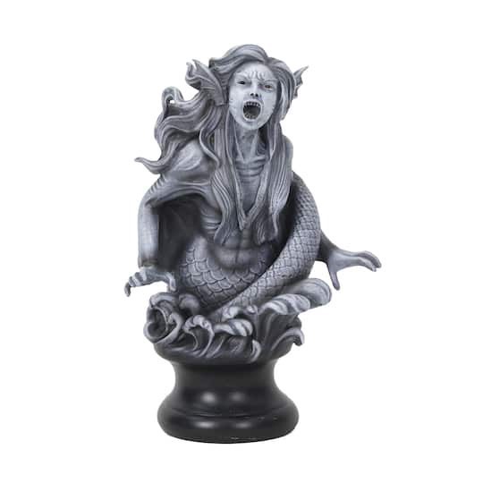 slide 1 of 2, 10.25" Gray Mermaid Bust Tabletop Decor By Ashland, 10.25 in