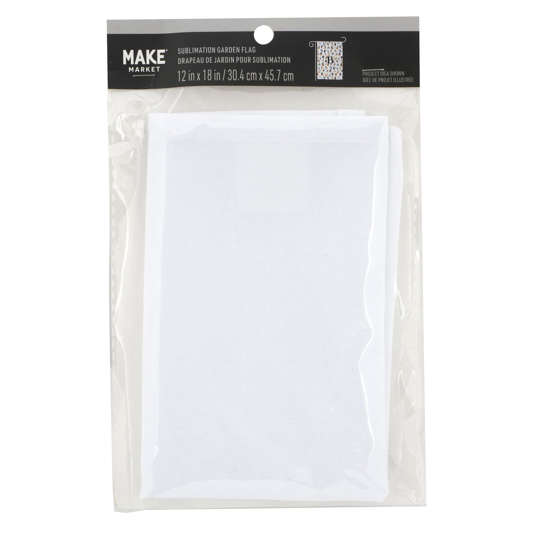 slide 2 of 2, 12" X 18" Sublimation Garden Flag By Make Market, 12 in x 18 in