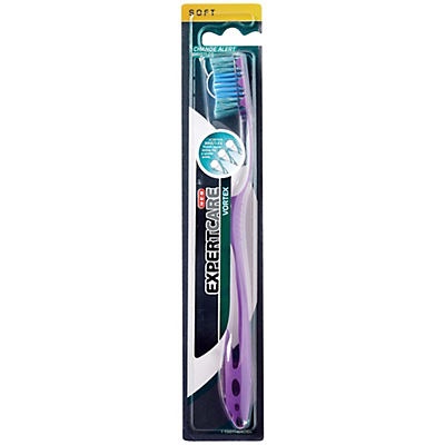 slide 1 of 1, H-E-B Expert Care Vortex Soft Toothbrush, 1 ct