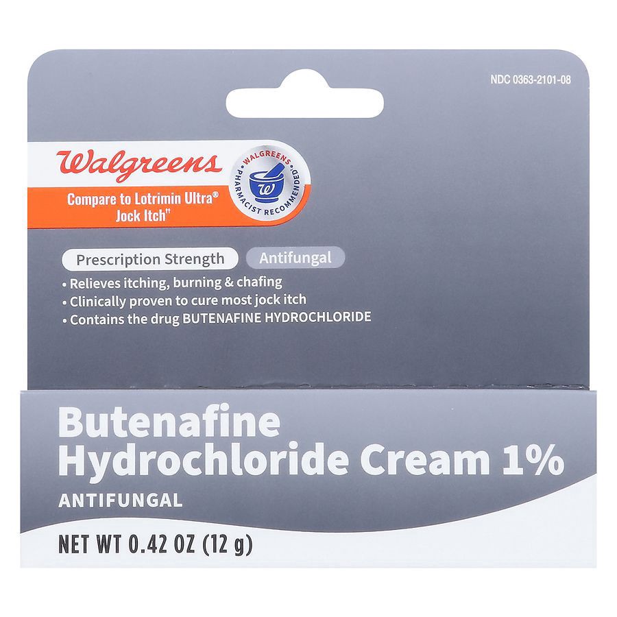 slide 4 of 5, Walgreens Butenafine Hydrochloride Cream, 0.42 oz