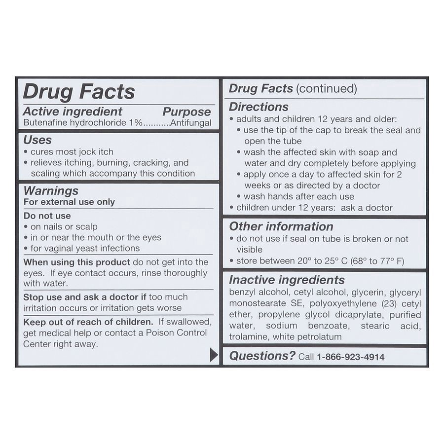 slide 2 of 5, Walgreens Butenafine Hydrochloride Cream, 0.42 oz