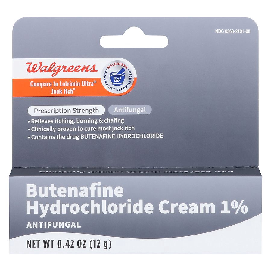 slide 1 of 5, Walgreens Butenafine Hydrochloride Cream, 0.42 oz