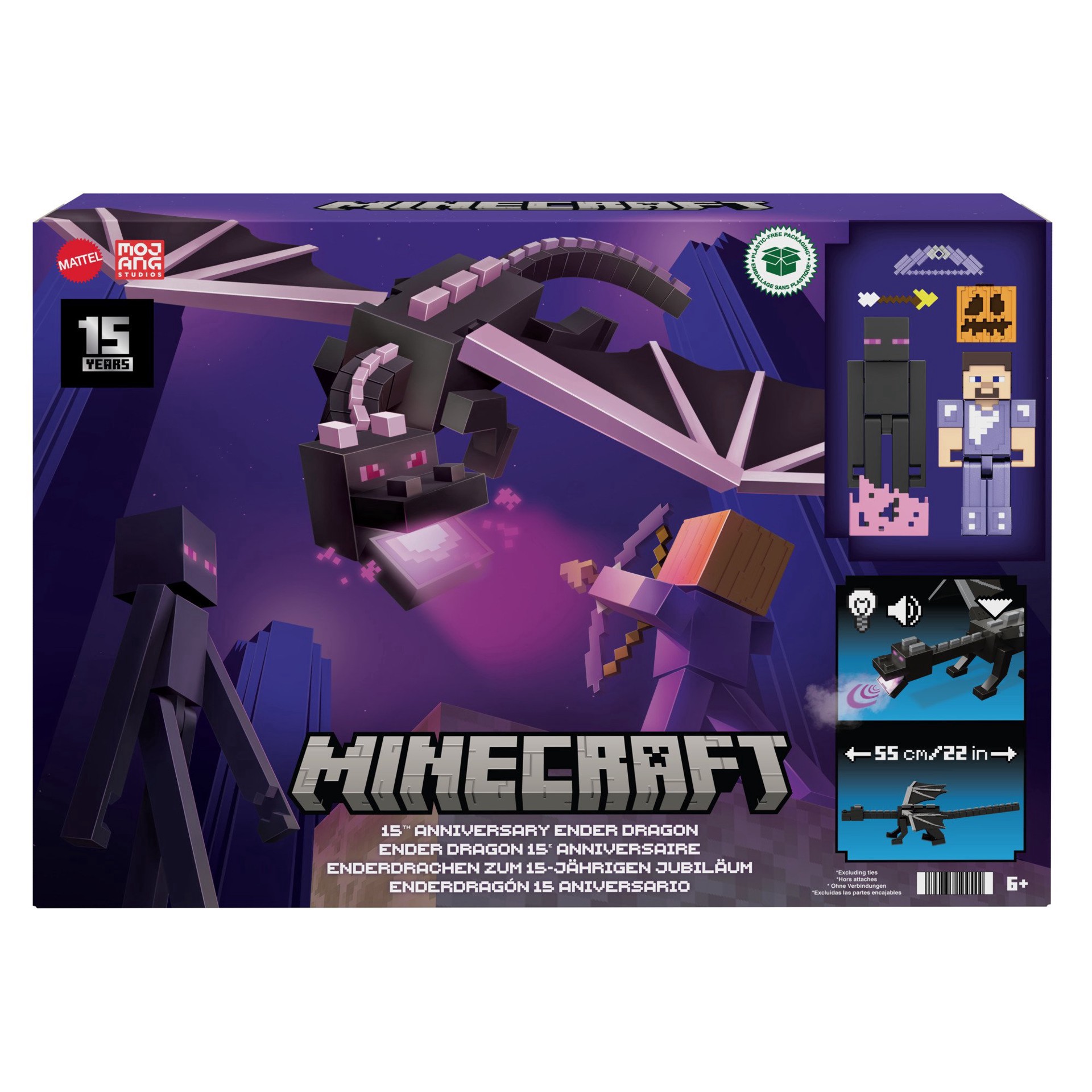 slide 1 of 1, Minecraft Ender Dragon Action Figures Set, 1 ct