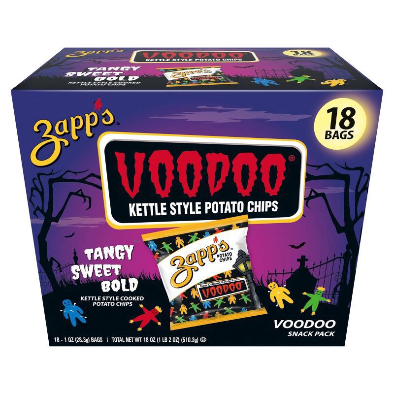 slide 1 of 8, Zapp's 18 oz ZP Voodoo Hall Multipk 18 Ct - DSD, 18 oz