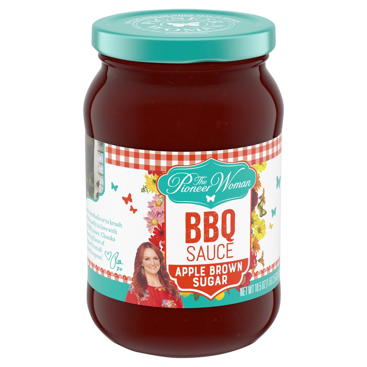 slide 2 of 10, The Pioneer Woman Apple Brown Sugar Frontier BBQ Sauce, 18.5 oz Jar, 1.16 lb