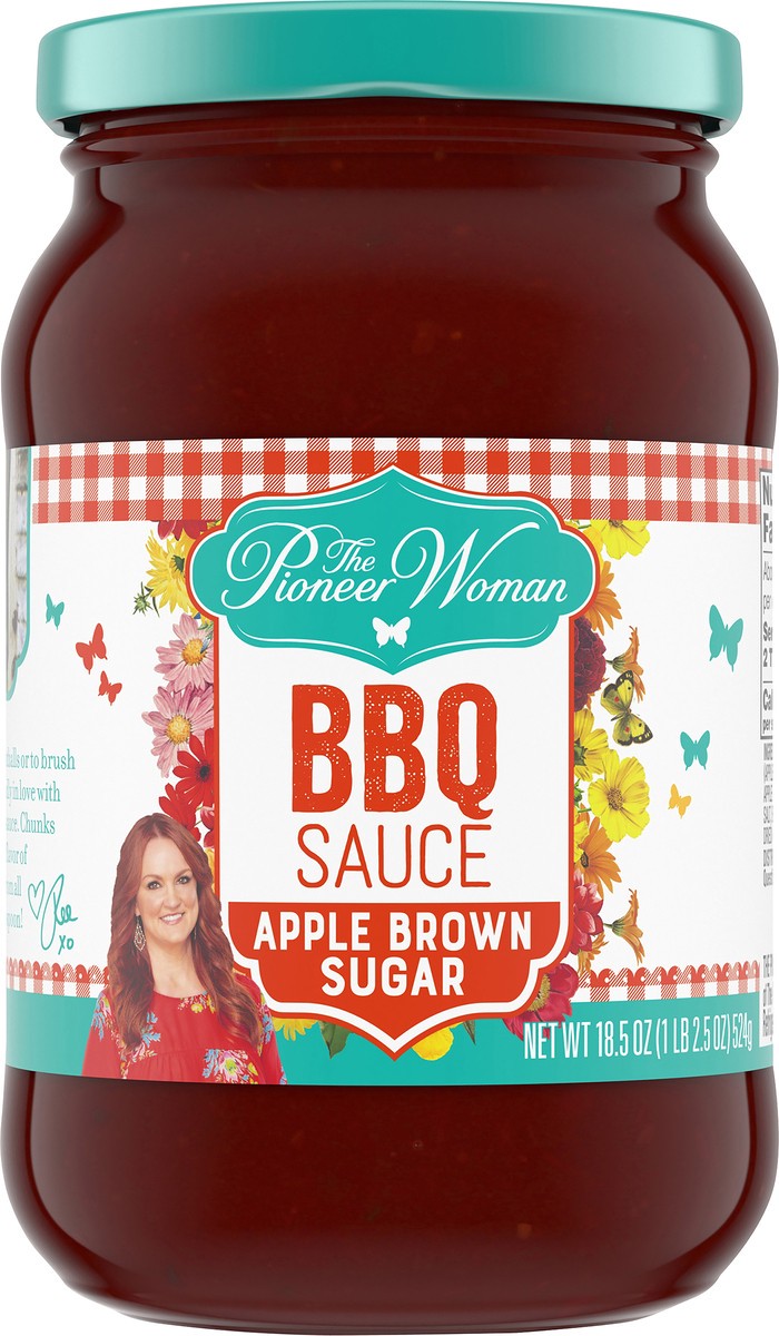 slide 9 of 10, The Pioneer Woman Apple Brown Sugar Frontier BBQ Sauce, 18.5 oz Jar, 1.16 lb