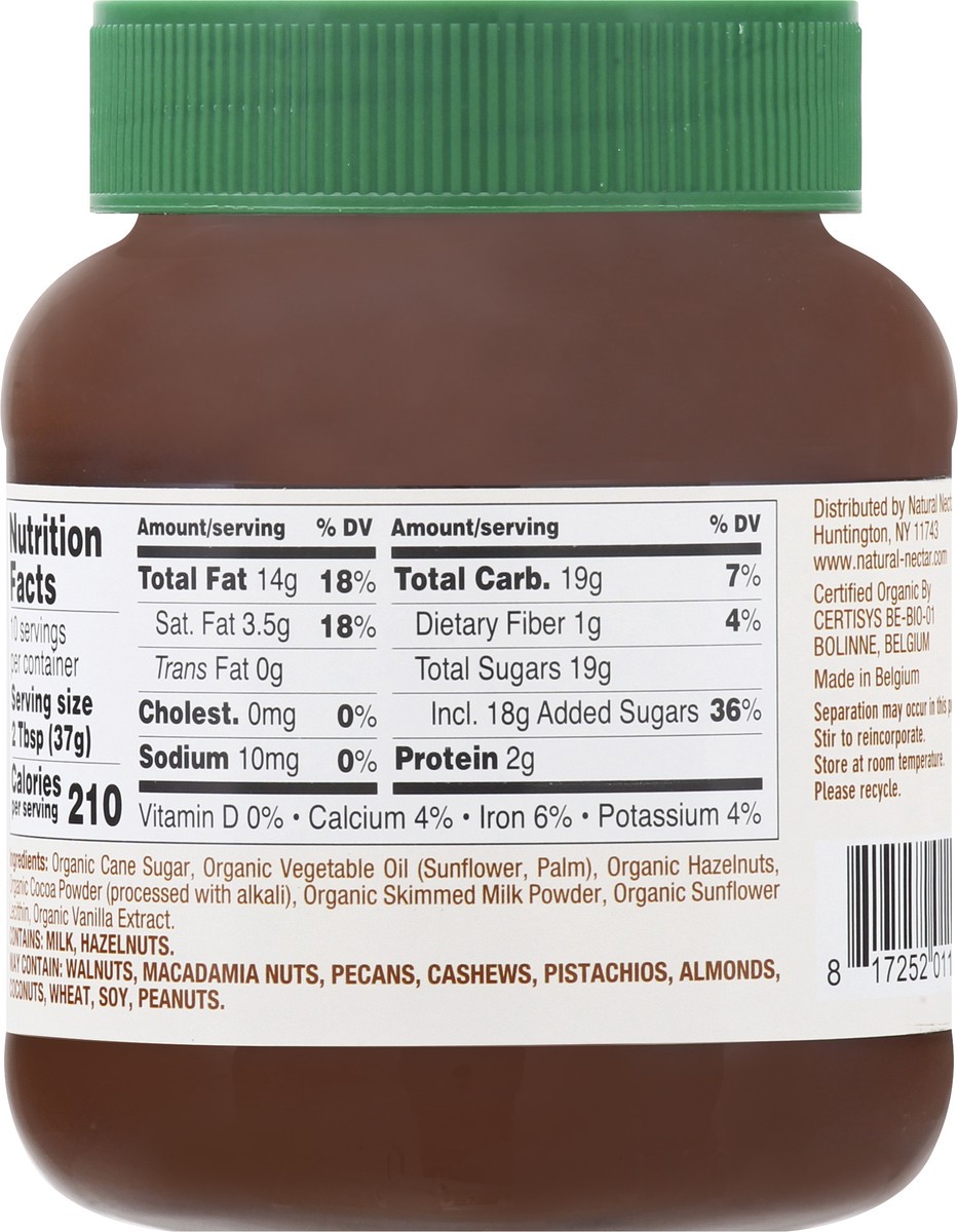 slide 8 of 12, Natural Nectar Organic Hazelnut Cocoa Spread 13 oz, 13 oz