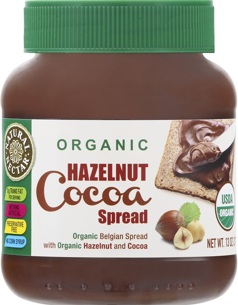 slide 10 of 12, Natural Nectar Organic Hazelnut Cocoa Spread 13 oz, 13 oz