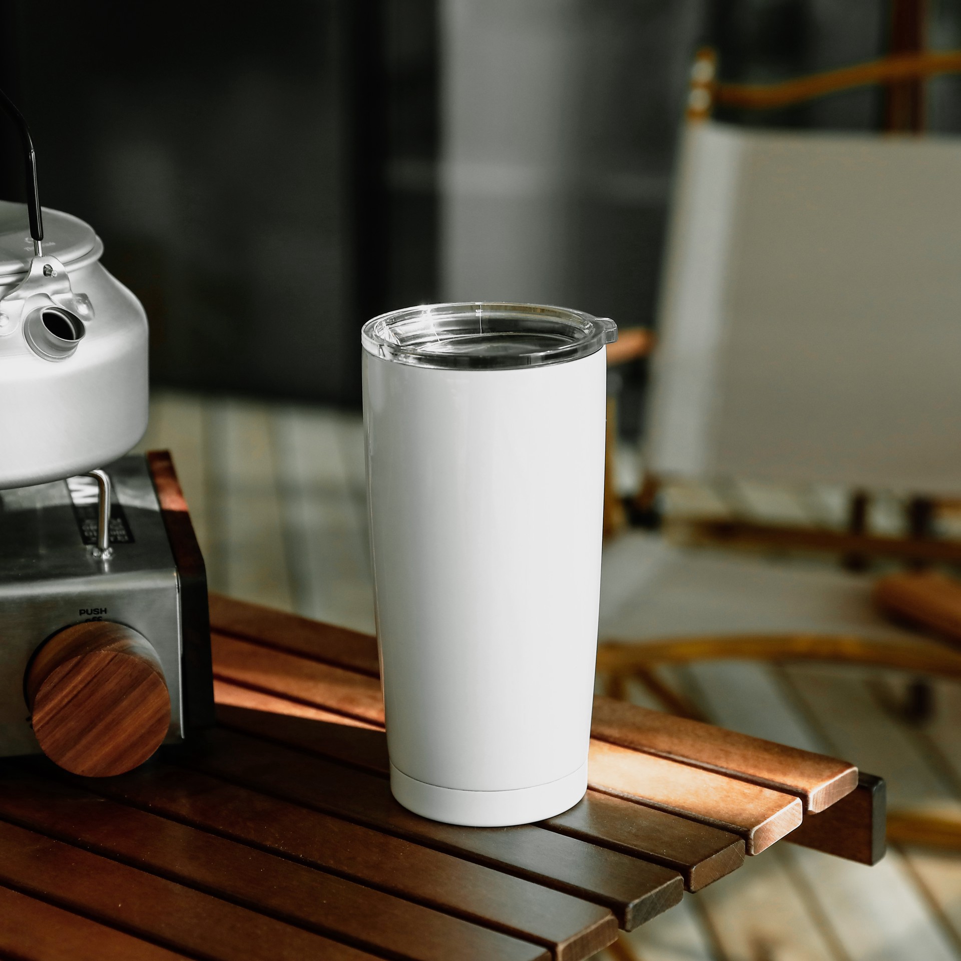 slide 2 of 9, 18.5oz. Stainless Steel Sublimation Tumbler By Make Market, 18.5 oz