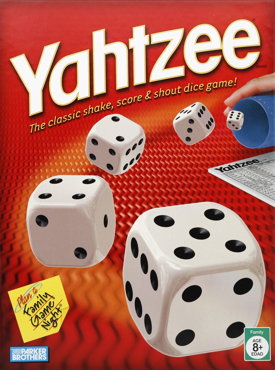 slide 4 of 4, Hasbro Milton Bradley Yahtzee Game, 1 ct