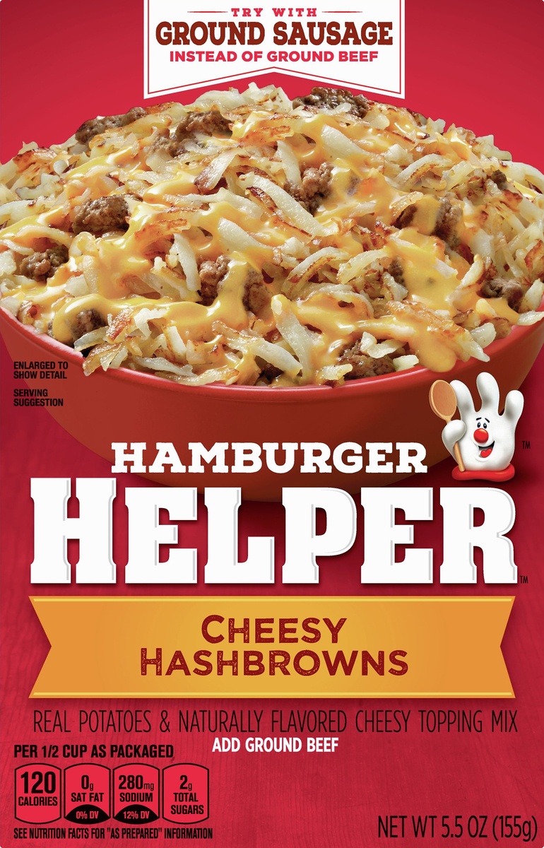 slide 9 of 10, Hamburger Helper Cheesy Hashbrowns, 5.5 oz