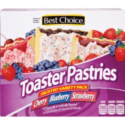 Best Choice Frosted Variety Pack Toaster Pastry