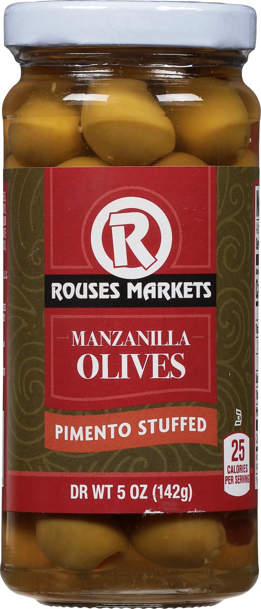 slide 2 of 11, Rouses Markets Pimento Stuffed Manzanilla Olives 5 oz, 5 oz