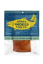 Honey Smoked Fish Co. Honey Smoked Salmon 12oz Cracked Pepper