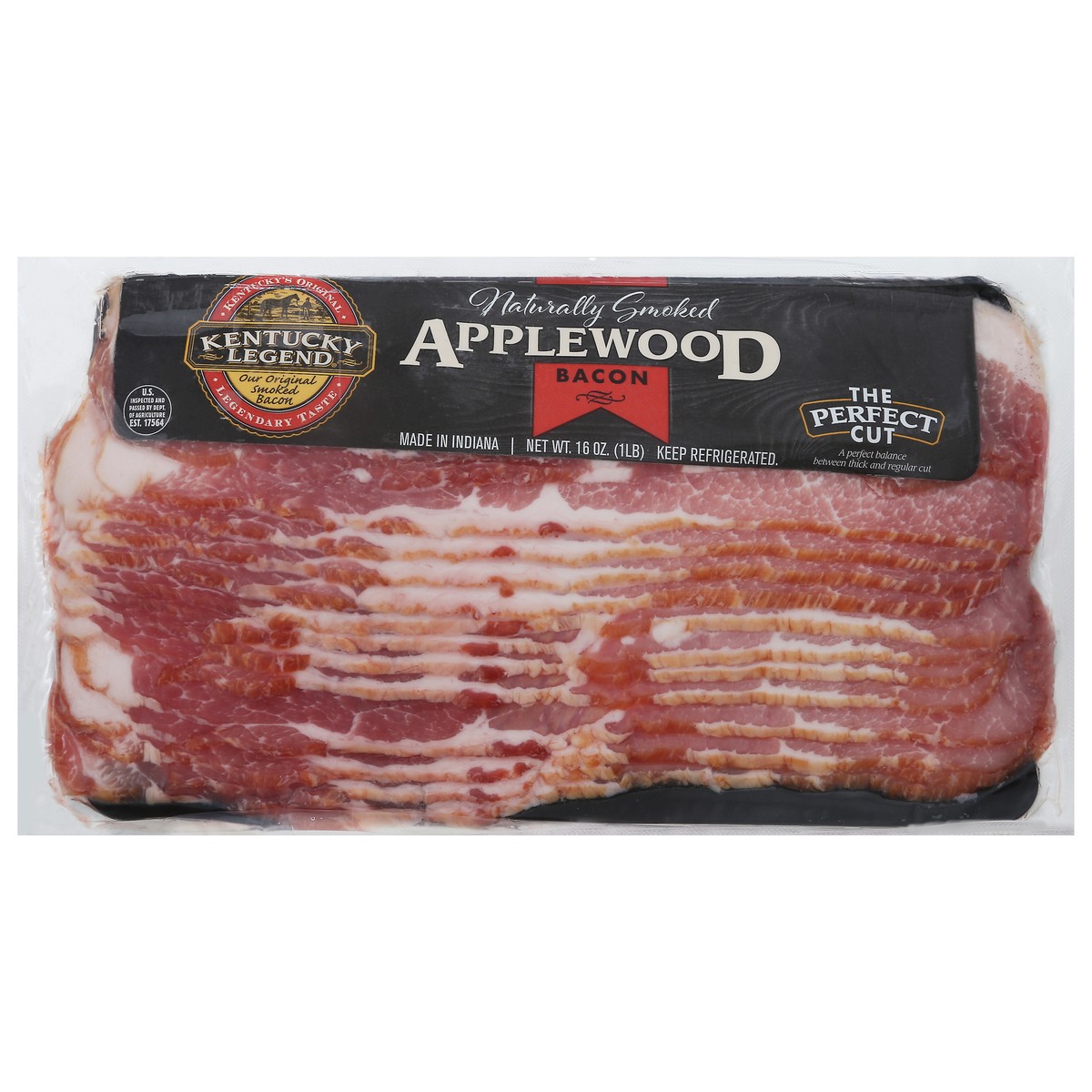 slide 1 of 3, Kentucky Legend Applewood Bacon 16 oz, 16 oz
