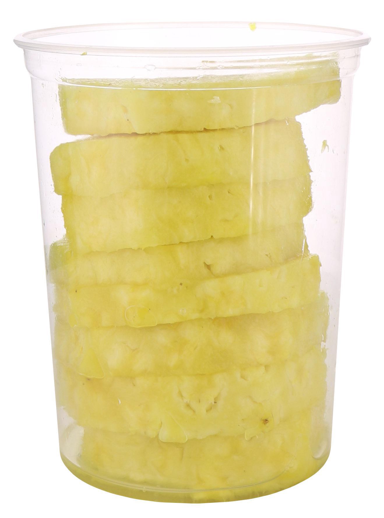 slide 1 of 1, Fresh Sliced Pineapple, per lb