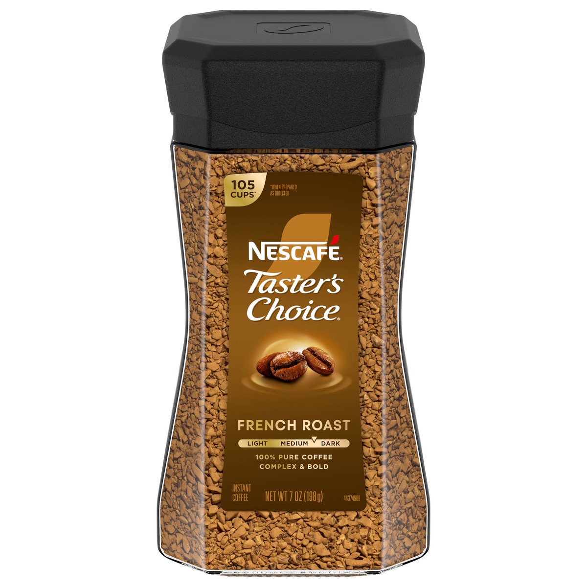 slide 1 of 9, Nescafé Taster's Choice French Roast Instant Coffee 7 oz, 7 oz
