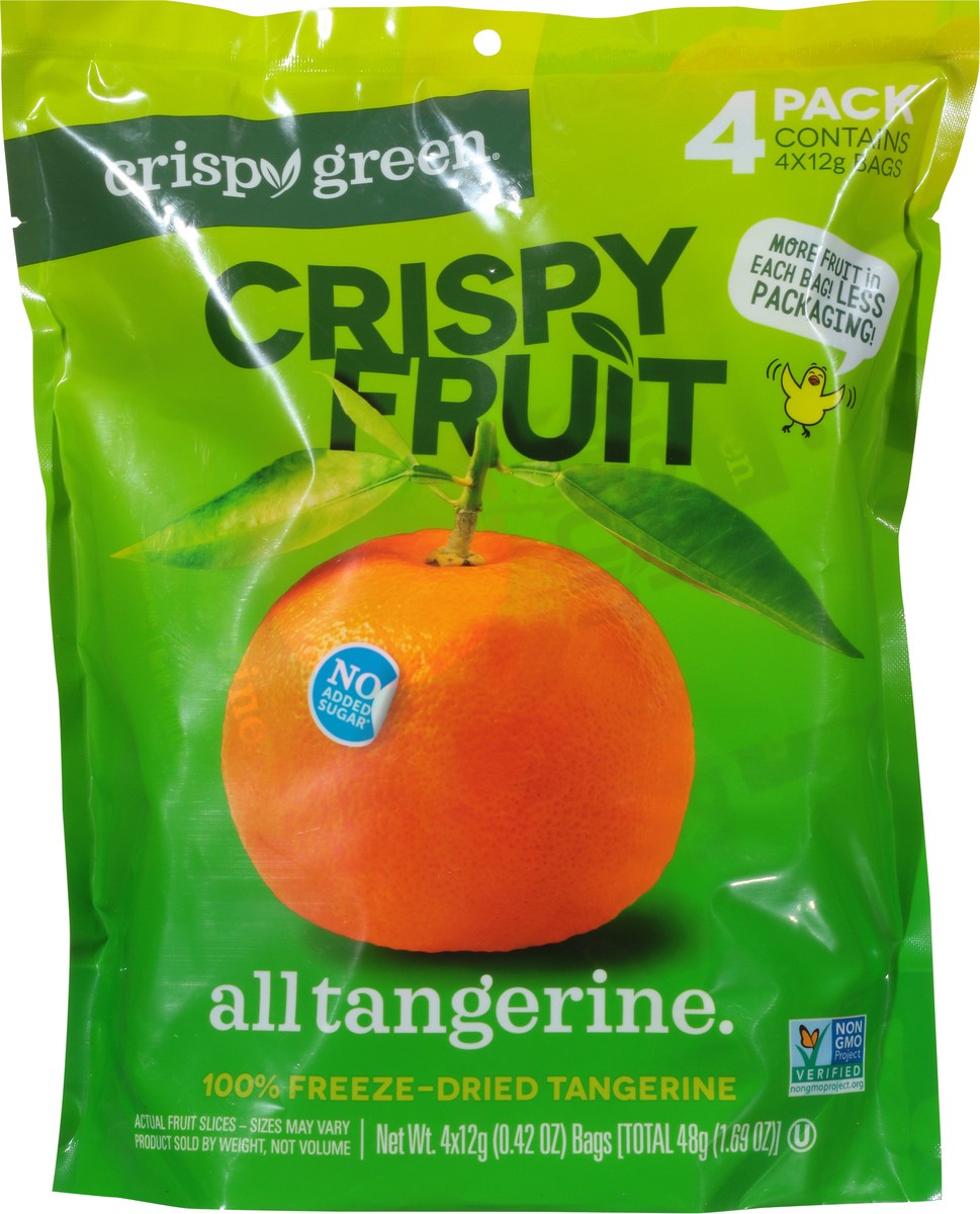 slide 4 of 9, Crispy Green 100% Freeze-dried Tangerine Slices, 1 ct