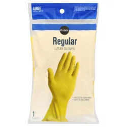 Publix Gloves, Latex, Regular, Large