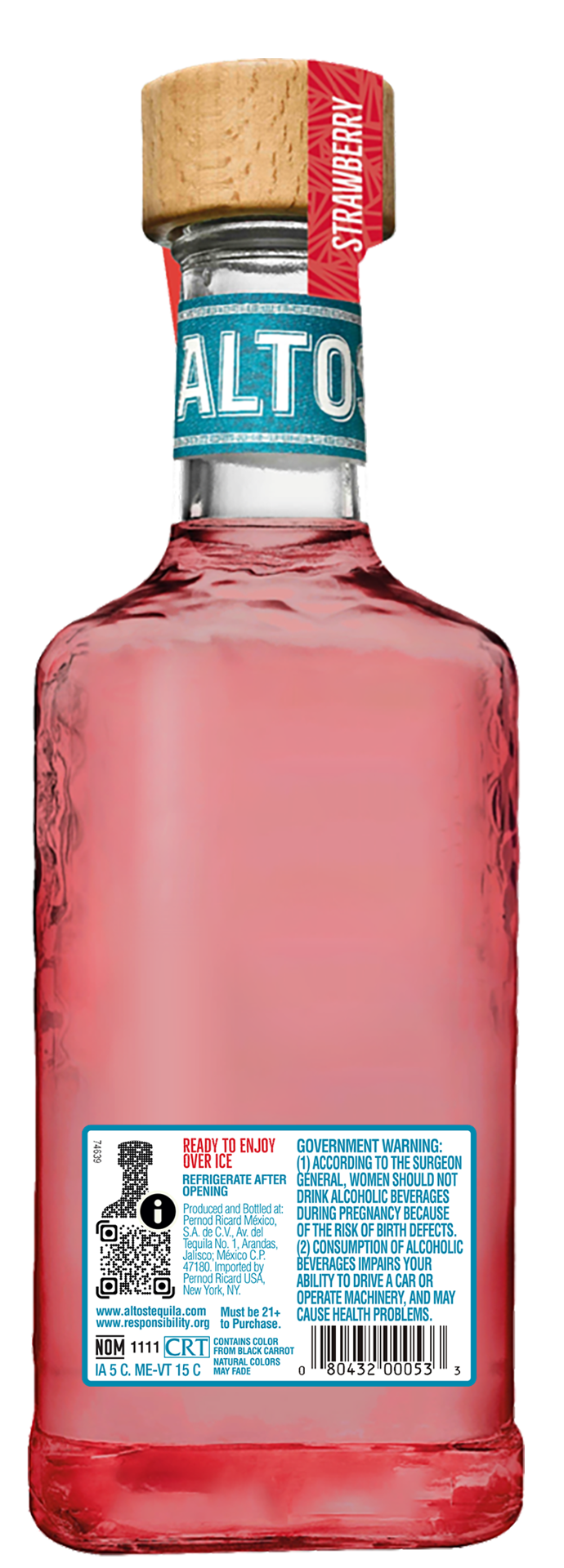 slide 3 of 4, Olmeca Altos Strawberry Margarita, 750 Ml, 750 ml