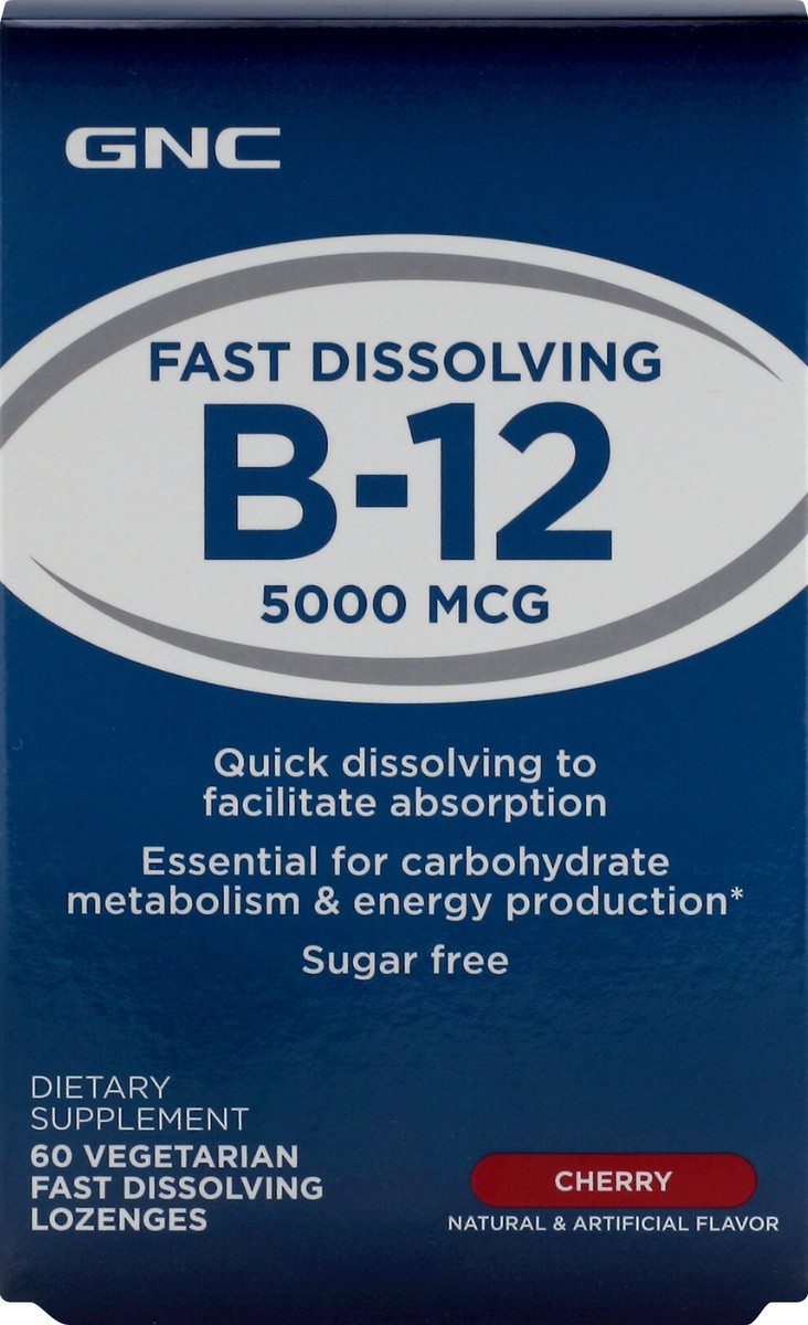 slide 1 of 8, GNC Vitamin B-12 60 ea, 60 ct