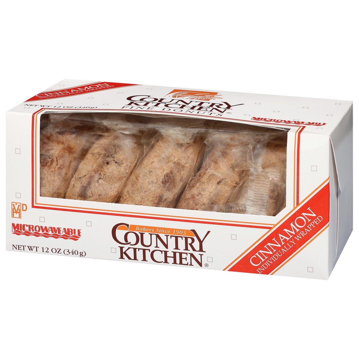 slide 3 of 4, Country Kitchen Cinnamon Donuts 12 oz, 12 oz