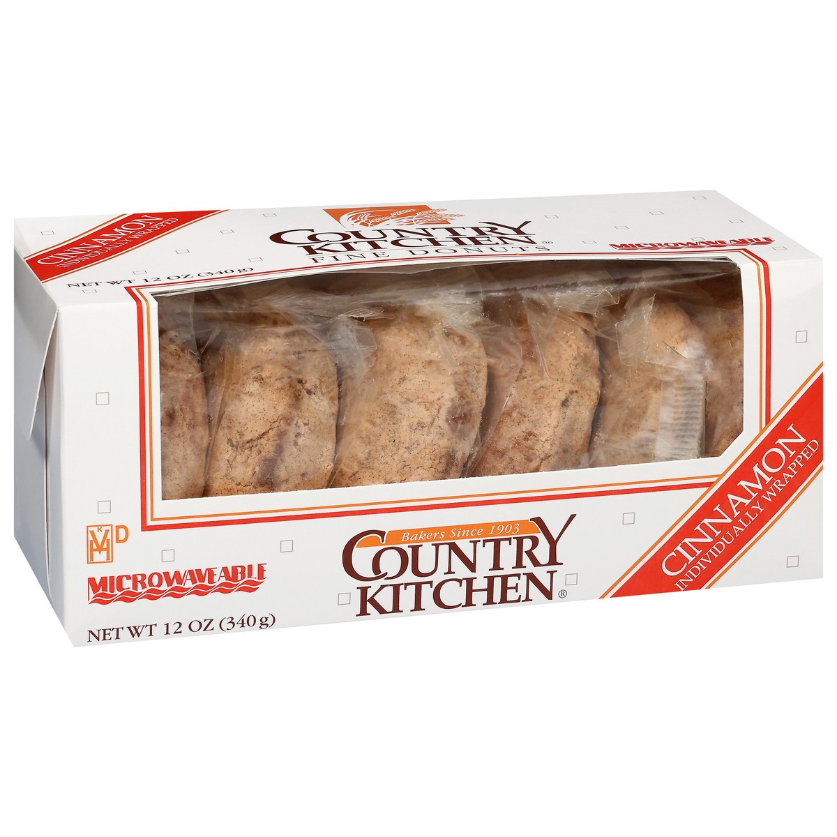 slide 2 of 4, Country Kitchen Cinnamon Donuts 12 oz, 12 oz