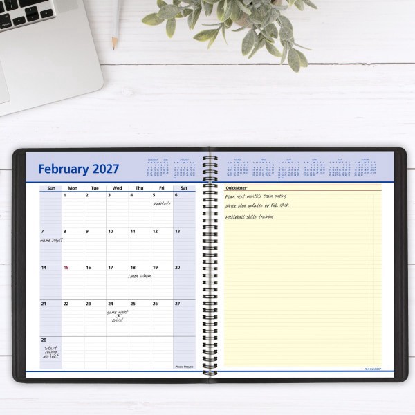 slide 9 of 10, AT-A-GLANCE® QuickNotes® Weekly Monthly Appointment Books, 1 ct