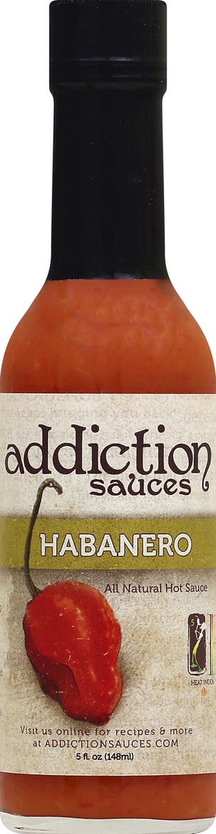 slide 1 of 6, Addiction Sauces Hot Sauce 5 oz, 5 oz