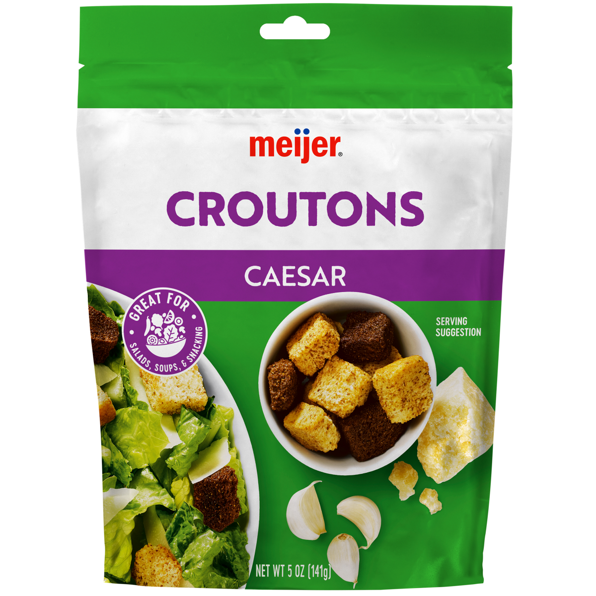 slide 1 of 2, Meijer Caesar Croutons, 5 oz