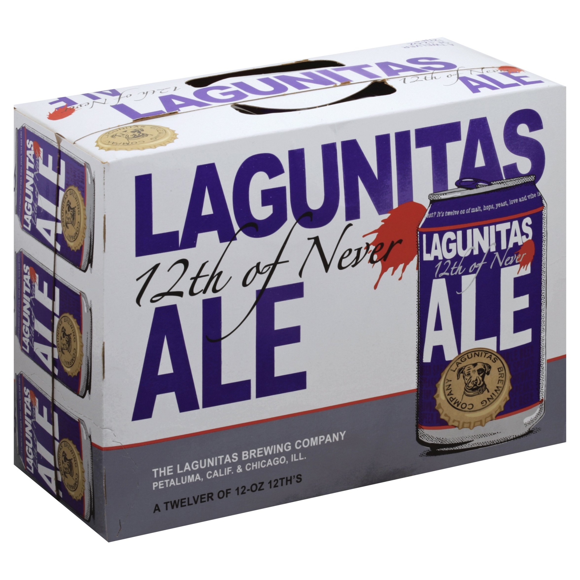 slide 1 of 6, Lagunitas Brewing Company 12th Of Never Ale, 12 ct; 12 oz