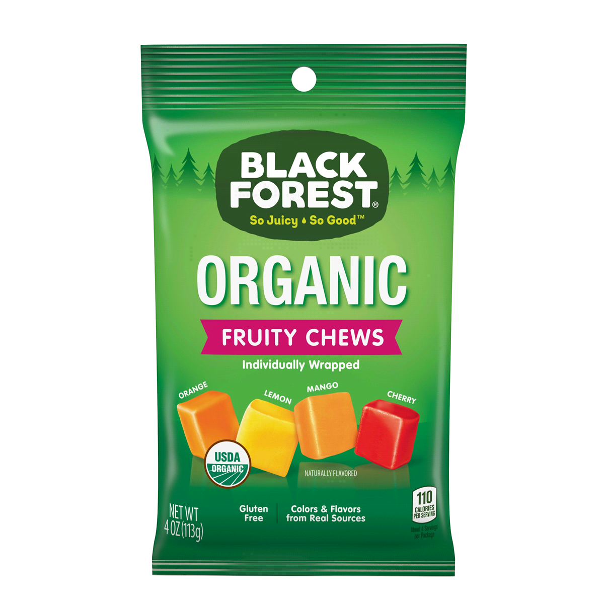 slide 1 of 4, Black Forest Organic Fruity Chews, 4 oz