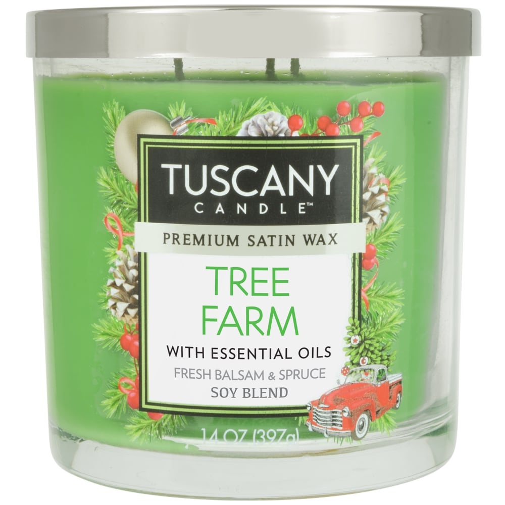 slide 1 of 1, Tuscany Scented Candle - Tree Farm, 14 oz