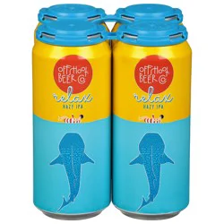 Offshoot Beer Co. Relax Hazy IPA 4 Pack, 1 pint Cans