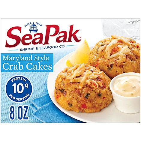 slide 1 of 1, Seapak Selections Crab Cake, 8 oz