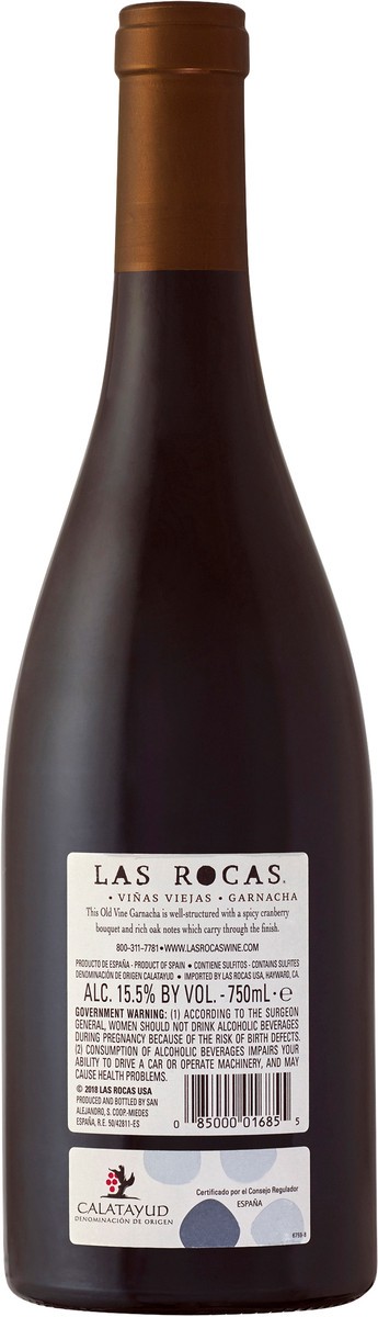 slide 3 of 4, Las Rocas Garnacha Viñas Vieja, 750 ml