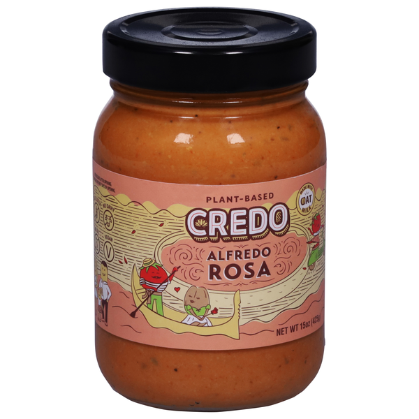 slide 1 of 1, Credo Plant-Based Rosa Alfredo 15 oz, 15 oz