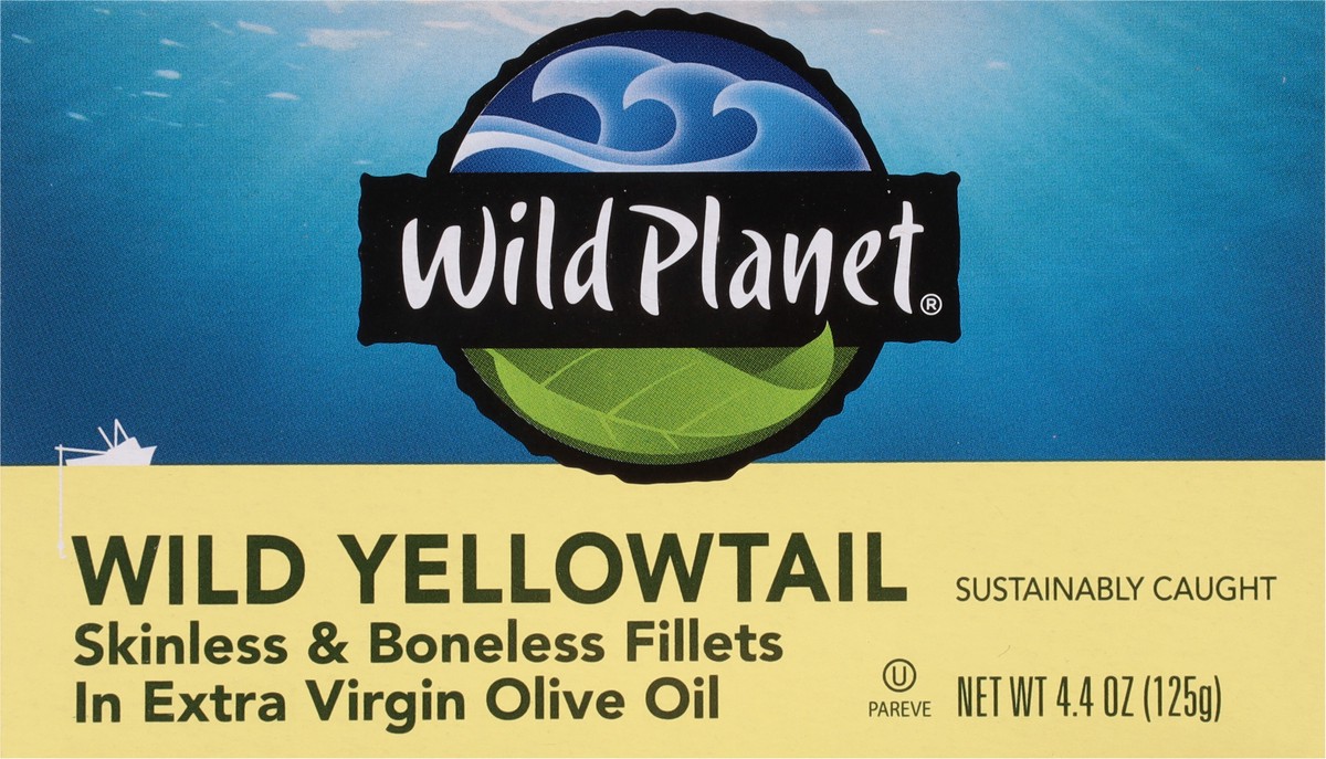 slide 9 of 9, Wild Planet Evoo Yellowtail Tuna, 4.38 oz