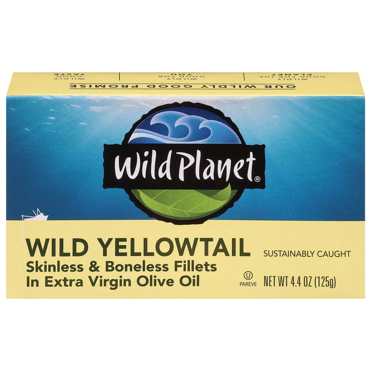 slide 1 of 9, Wild Planet Evoo Yellowtail Tuna, 4.38 oz