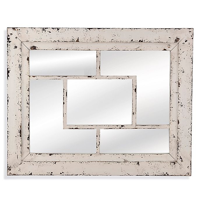 slide 1 of 1, Bassett Mirror Company Harper Wall Mirror - White, 32 in x 40 in