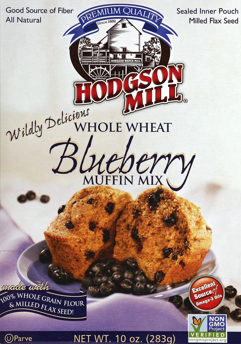 slide 4 of 4, Hodgson Mill Whole Wheat Wild Blueberry Muffin Mix, 1 ct