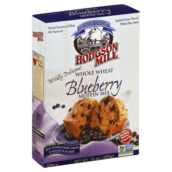 slide 1 of 4, Hodgson Mill Whole Wheat Wild Blueberry Muffin Mix, 1 ct