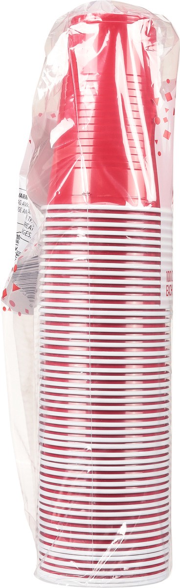 slide 3 of 10, First Street Fs Red Party Cups 18 Oz, 100 ct
