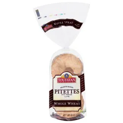 Toufayan Bakeries Whole Wheat Pitettes Pita Bread