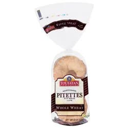 Toufayan Bakeries Whole Wheat Pitettes Pita Bread