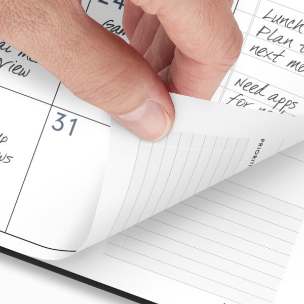 slide 9 of 10, AT-A-GLANCE® Contemporary Lite 2026 Weekly Monthly Planner, Black, Large, 8 1/4"" x 11"", 1 ct